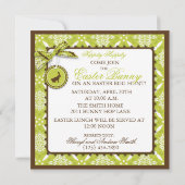 バニーの招待状の正方形について野生 招待状 (裏面)