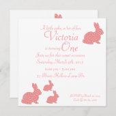 バニーの招待状 招待状 (正面/裏面)