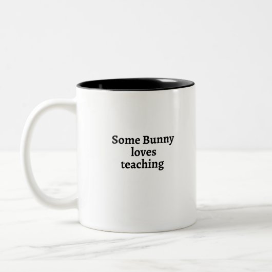 バニーの教え中には ツートーンマグカップ (左)