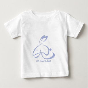 バニーの旧正月2011年-ウサギの年 ベビーTシャツ