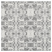 バニーの曼荼羅パターン ファブリック (見本)