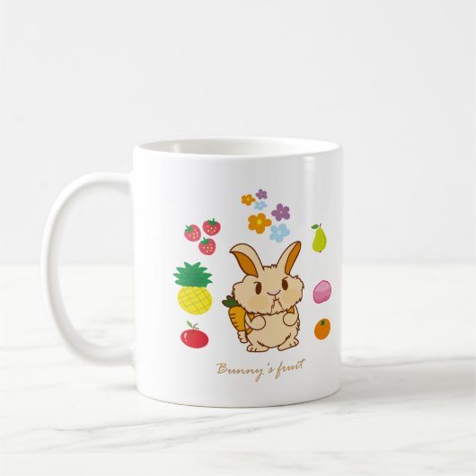 バニーの果実 コーヒーマグカップ (左)