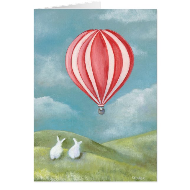 バニーの母の日カード (正面)