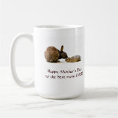 バニーの母及びベビー-マグ コーヒーマグカップ (左)