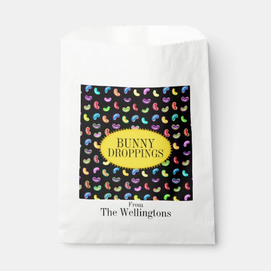 バニーの糞ゼリー豆の好意バッグ フェイバーバッグ (正面)