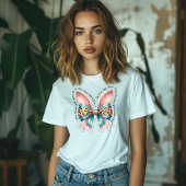 バニーの耳を持つイースターボウ Tシャツ