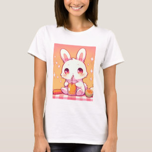 バニーの至福のジュースが破れる Tシャツ