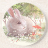 バニーの花 コースター (正面)