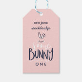 バニーの誕生日パーティー ギフトタグ (正面)