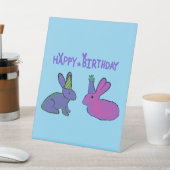 バニーの誕生日 台座サイン (インサイチュ)