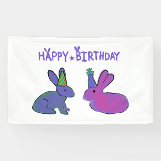 バニーの誕生日 横断幕