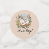 バニーの赤ちゃんシャワーを嗅ぐ コンフェッティ (スモール正面)