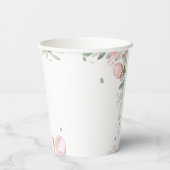 バニーの赤ちゃんシャワー 紙コップ (裏面)