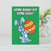 バニーはある卵のイースターエッグの狩りを隠しました 招待状 (スタンド正面)
