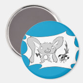 バニーは磁石を食べ必要とする マグネット (正面/裏面)