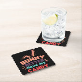 バニーは私のキャンディを持っている方が良い ペーパーコースター (インサイチュ)