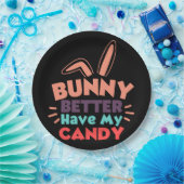 バニーは私のキャンディを持っている方が良い ペーパープレート (パーティー)