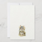 バニーは赤ちゃんシャワーをミイラ 招待状 (裏面)