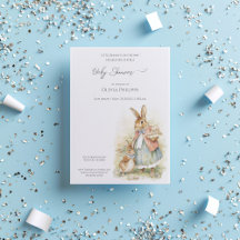 バニーは赤ちゃんシャワーをミイラ