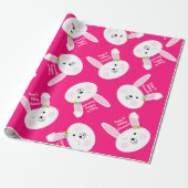 バニーは1つのかわいいウサギの第1誕生会です ラッピングペーパー (アンロールド)