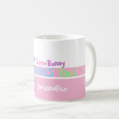 バニーは-イースター愛します コーヒーマグカップ (正面右)