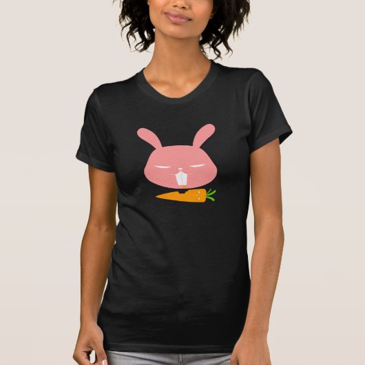 バニーはTシャツをかみます Tシャツ (正面)
