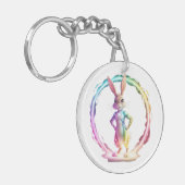 バニーよくはしゃぐブリス キーホルダー (正面左)