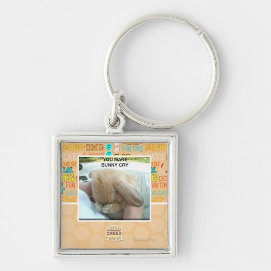 バニーを叫ばせます キーホルダー (正面)