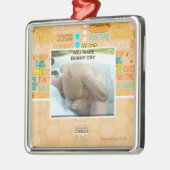 バニーを叫ばせます メタルオーナメント (左)