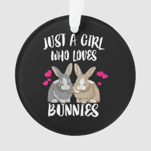 バニーを愛する少女 Bunny Lover オーナメント