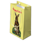 バニーを立てるヴィンテージ スモールペーパーバッグ (裏面アングル)