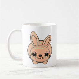 バニーを見おもしろいる コーヒーマグカップ