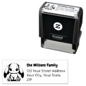 バニーアレ疑問に思ド差出人住所 セルフインキングスタンプ (インサイチュ)