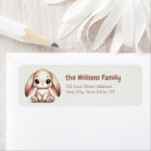 バニーアレ疑問に思ド差出人住所 ラベル (インサイチュ)