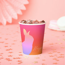 バニーアートがアクセントになった可愛い 紙コップ