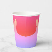 バニーアートがアクセントになった可愛い 紙コップ (右)