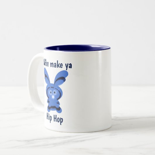 バニーイおもしろいースター引用文 ツートーンマグカップ (正面左)