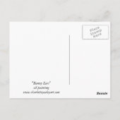 バニーイヤーズ動物芸術はがき ポストカード (裏面)