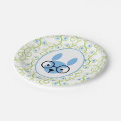 バニーイングラス春フローラ ペーパープレート (アングル)