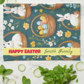 バニーイースターコレクシモダンョン キッチンタオル (折り畳み)