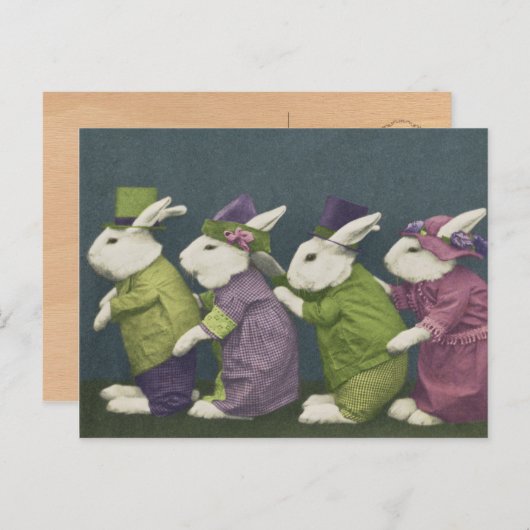 バニーイースターパレードはがき シーズンポストカード (正面/裏面)