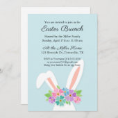 バニーイースターパーティの招待状 招待状 (正面/裏面)