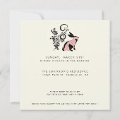 バニーイースターモダンブランチを乗り越える 招待状 (裏面)