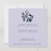 バニーイースターモダンブランチを乗り越える 招待状 (裏面)