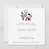 バニーイースターモダンブランチを乗り越える 招待状 (裏面)