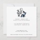 バニーイースターモダンブランチを乗り越える 招待状 (裏面)