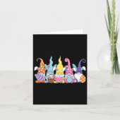 バニーイースター春格言イースターホールディングエッグハンティ カード (正面)