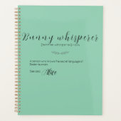 バニーウィスペラーイースタープランナー プランナー手帳 (正面)