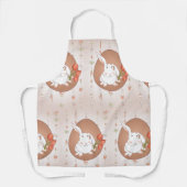 バニーウィズチューリップ春ホリデーラビット エプロン (正面)