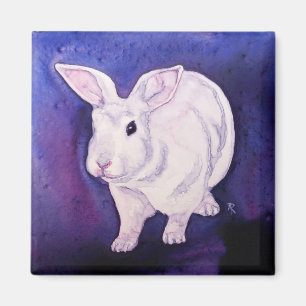 バニーウサギの磁石- "ここのSomebunny " マグネット